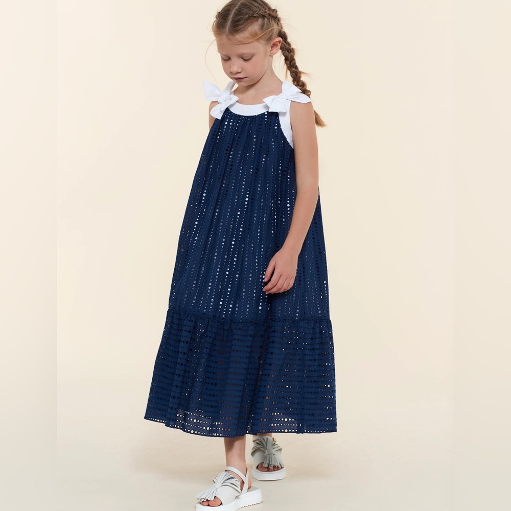 Mimi Sol ss21 Navy Maxi Dress